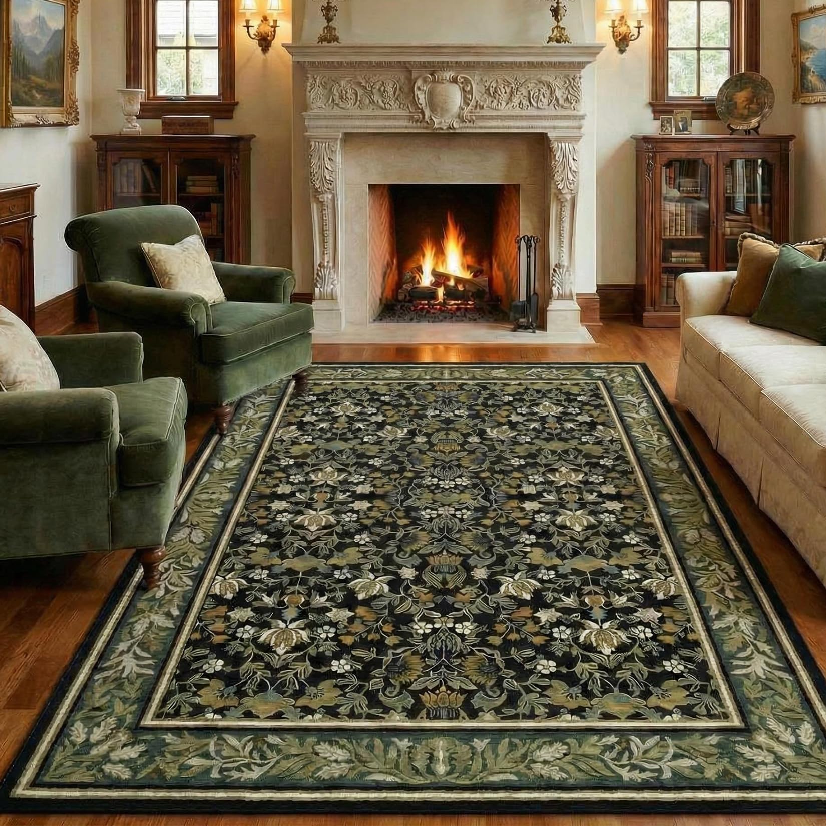 GarveeHome 5x7 Washable Bedroom Rug