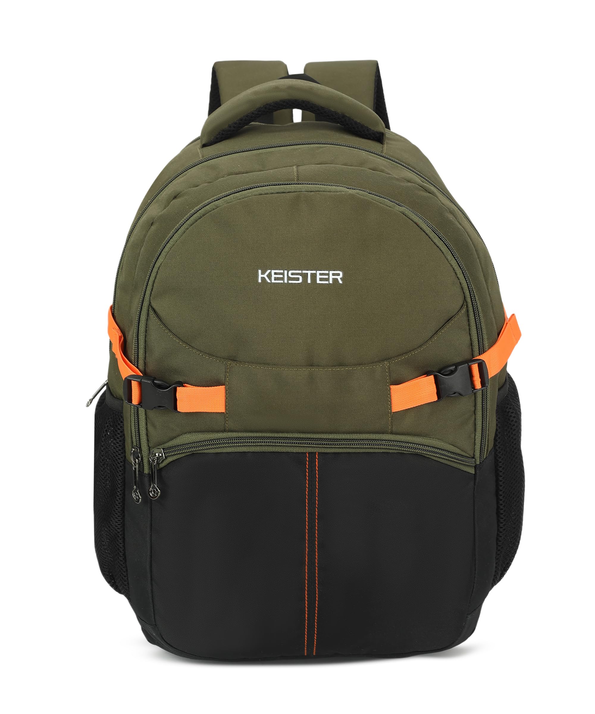 keister 3 Compartment Laptop Backpack For Men & Women | Adjustable Shoulder Straps Stylish Bags for School, College (Capacity: 35 Liters) (Heena Green) (B0CZXDDQS5) Amazon Price History, Amazon Price Tracker