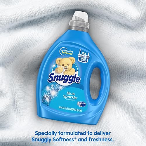 Miniatura 6 de Snuggle Blue Sparkle - Suavizante líquido de tela 2 veces concentrados 200 cargas 80 onzas líquidas