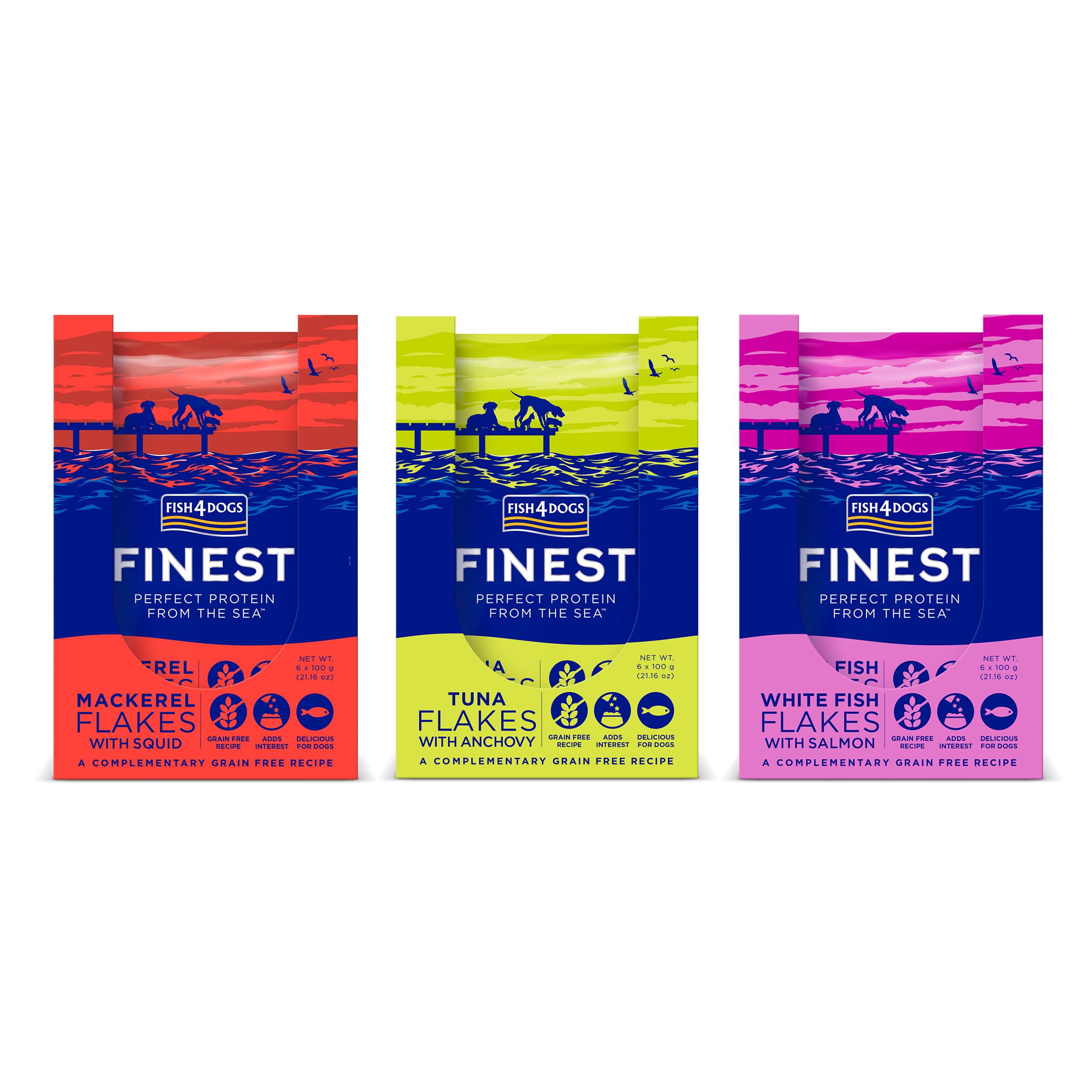 Fish4Dogs Finest Flakes Multipack (18 Pouches)