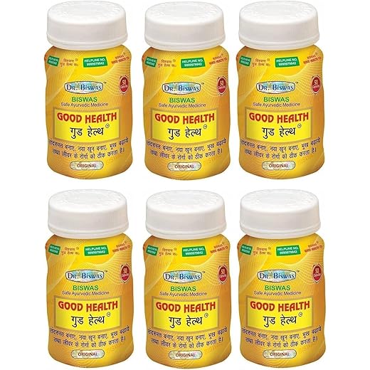 Biswas Health Capsules - 50 Caps Pack of 6