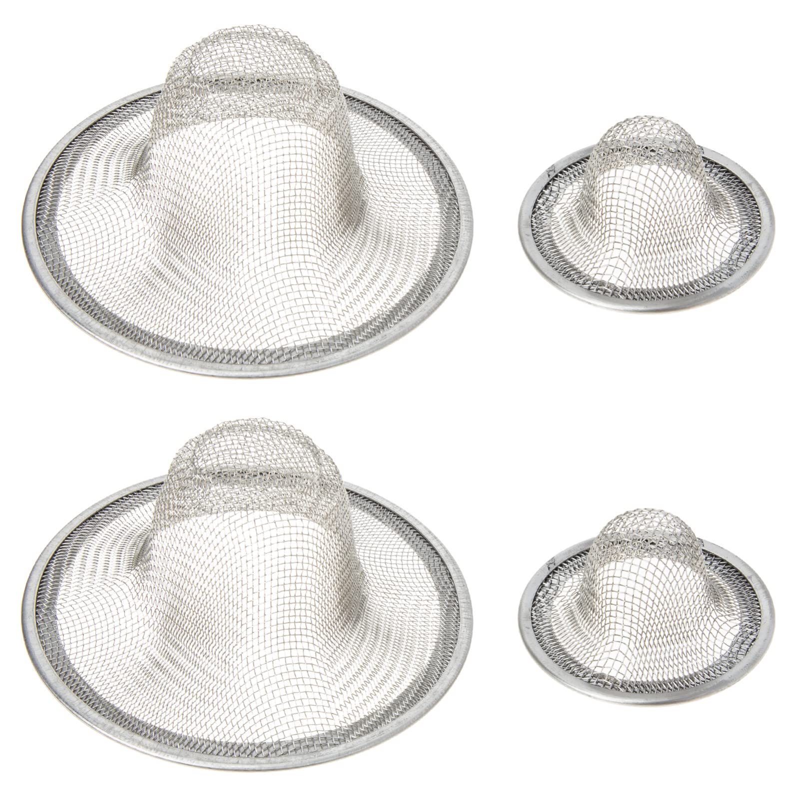 Alipis 5er-Set Wannennetz Zum Abtropfen Von Badezimmer-haarfängern Abflusssieb Leicht Zu Reinigen Schmutzabweisend Passend Für 2-3/4-zoll-abflüsse 4 Stück X 5