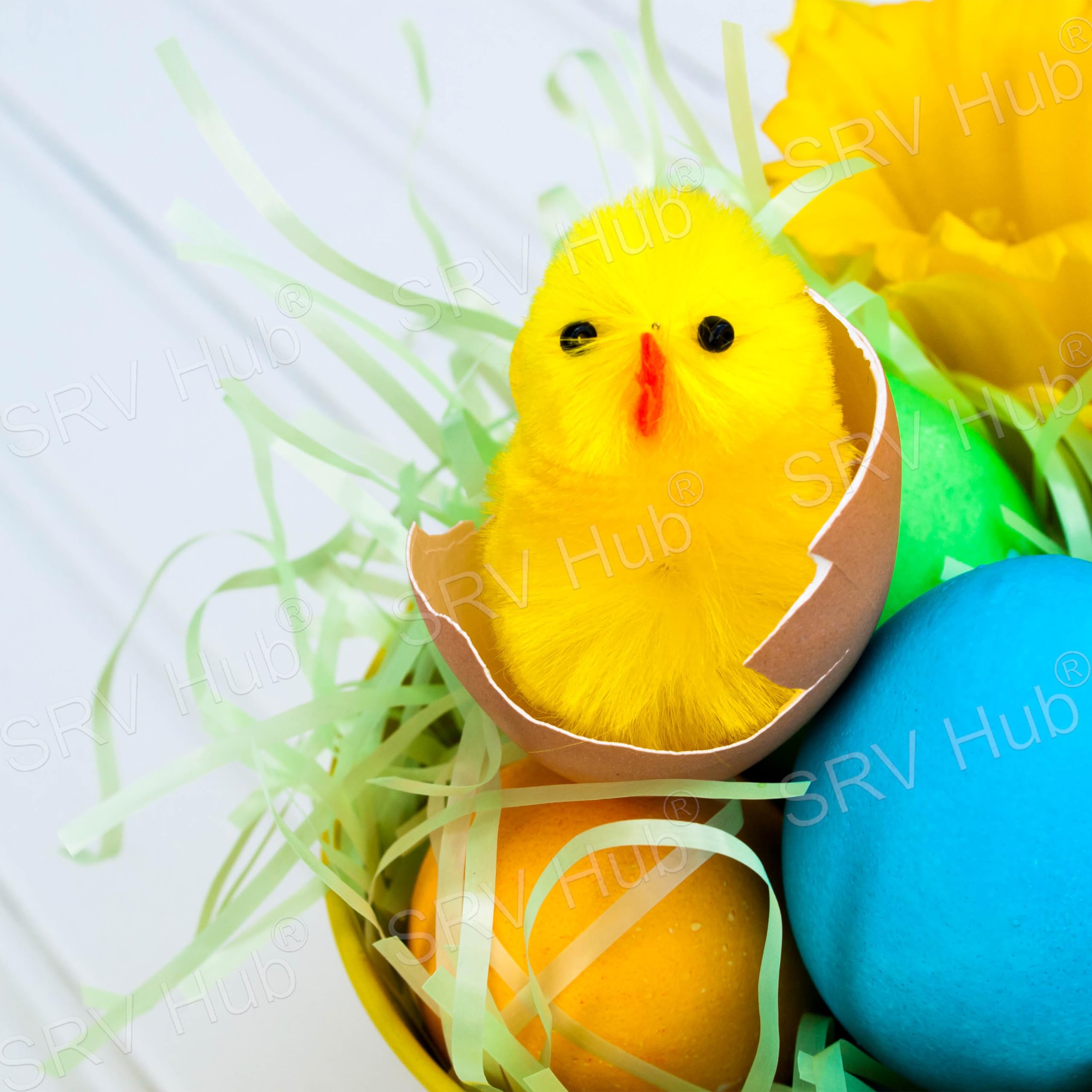 Decoracion De Pascua Simulación De Fibra Artificial De Pollo Para La Decoración De La Fita De 8,69 € | DHgate