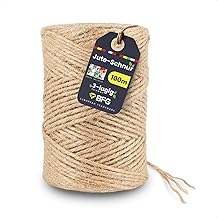 BFG Jute Twine 100m 2-3mm Tear-Resistant Jute Twine 3 Layers Natural Fiber for Plants Decoration Brown for Packaging and Crafts