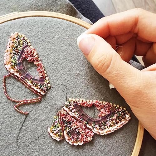 Miniatura 6 de Aro de bordado de 8 pulgadas, 12 piezas, aros de bordado circulares a granel, aro redondo grande para bordar, anillo de aro ajustable para arte,