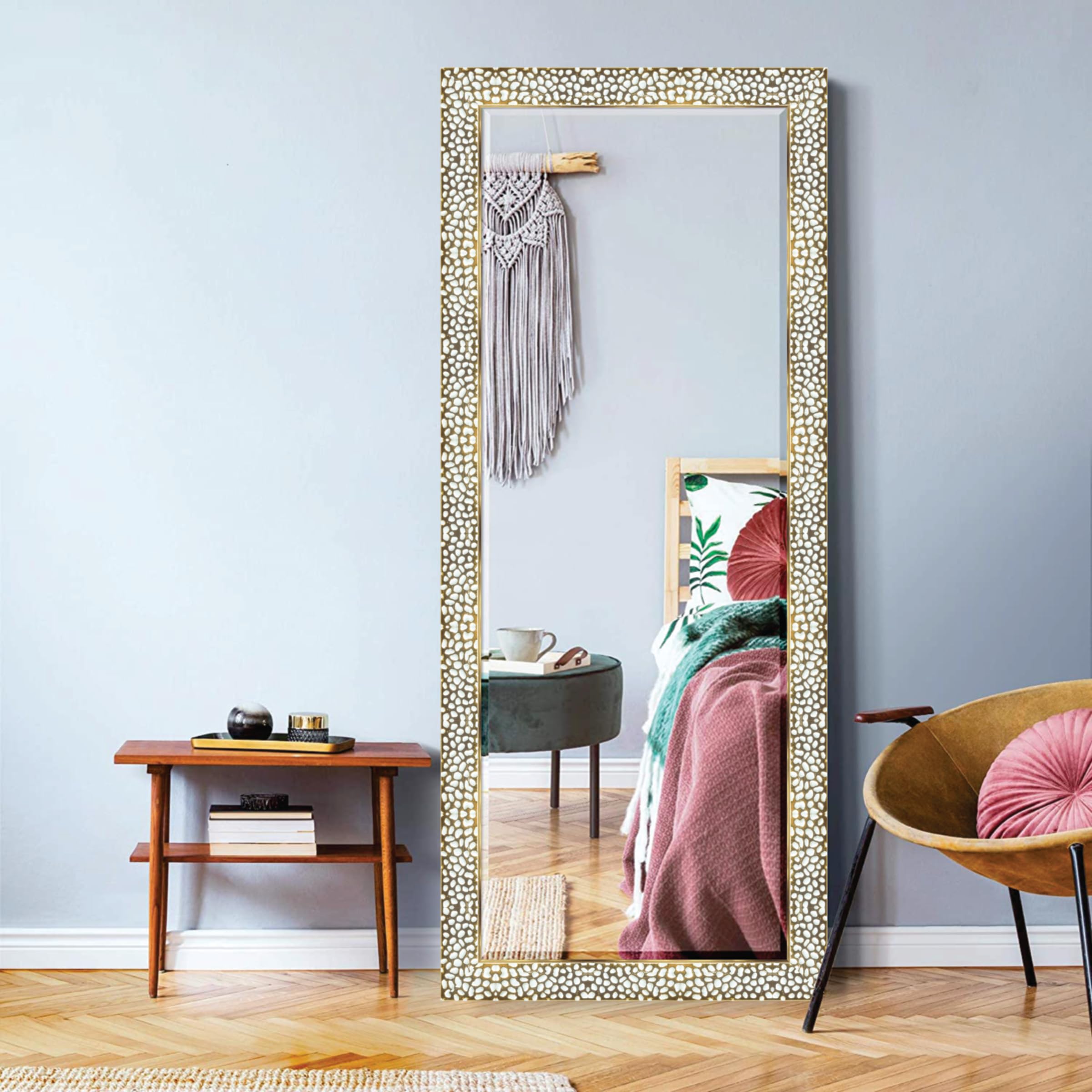 Elegant Long Rectangle Wall Mirror - 15x40 Inches -14