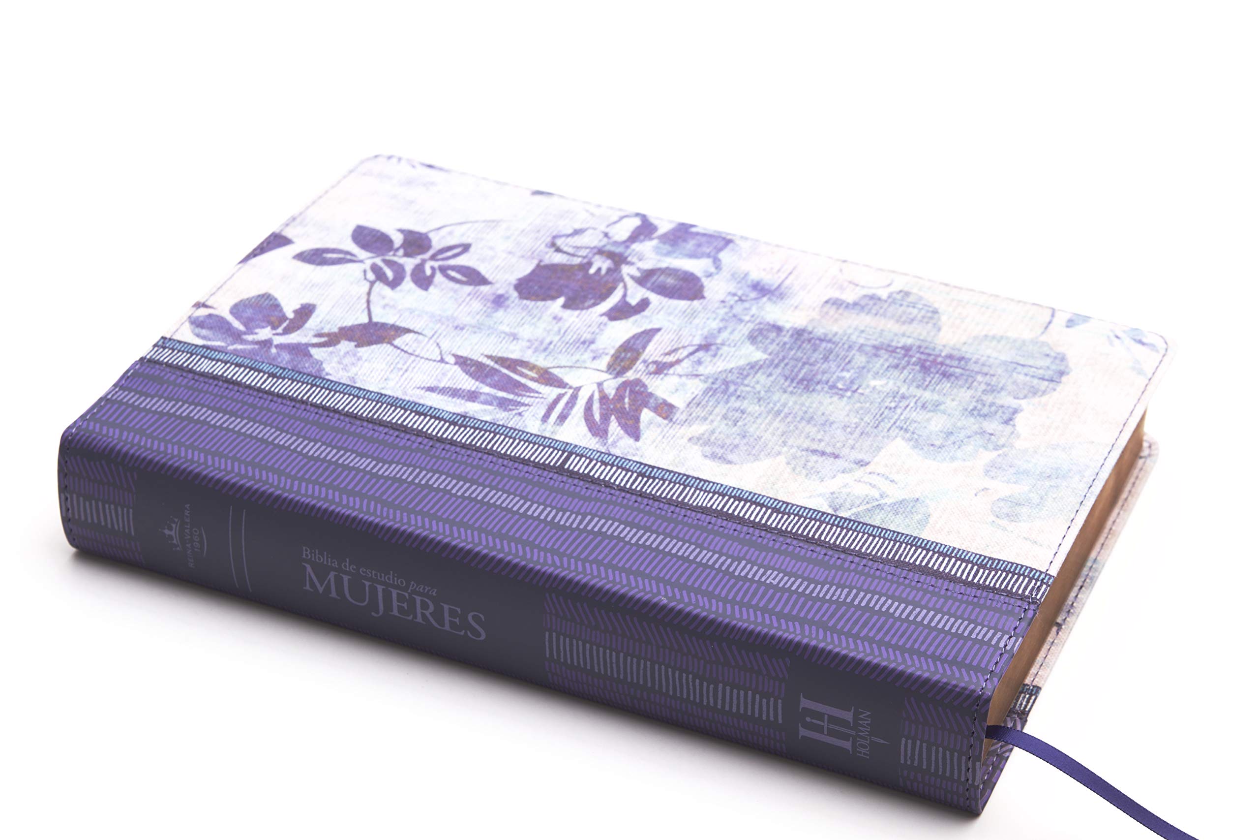 RVR 1960 Biblia de Estudio para Mujeres, azul floreado tela impresa con índice: Reina-Valera 1960, Azul Floreado Tela Impresa, Blue Floral Printed Cloth