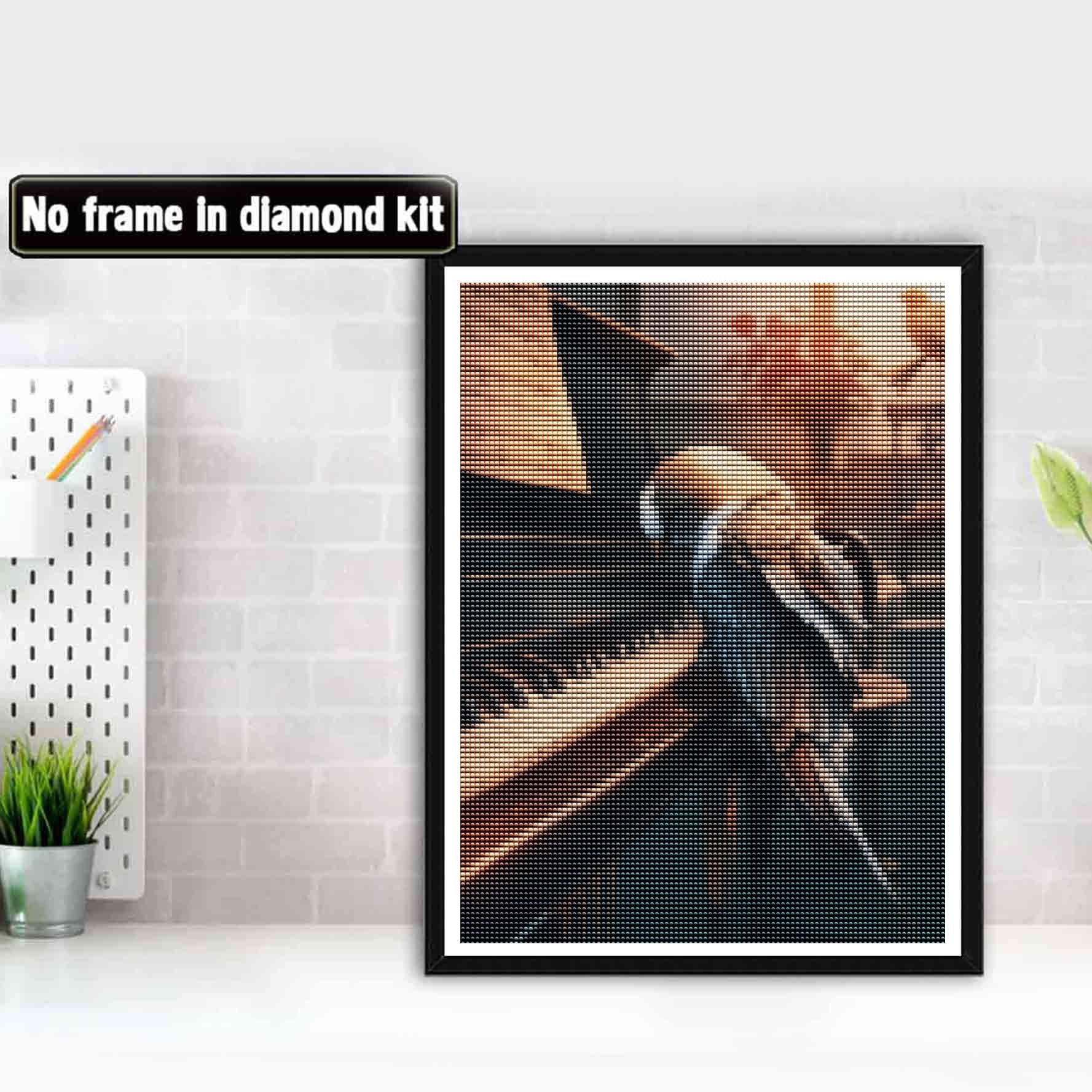 Diamond Painting 5D Uccello Sul Davanzale 30x40cm - Kit Completo Con Strass Rotondi - Bimkole - 3