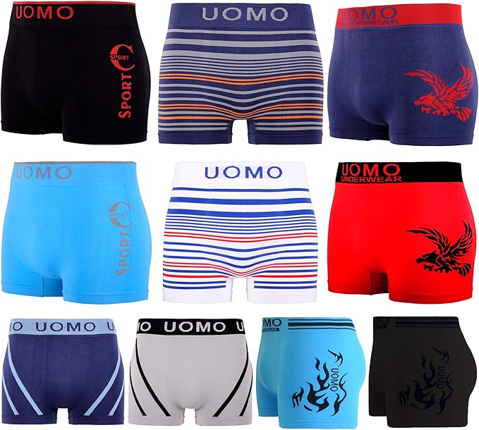 L K Lot De 10 Boxers Retro Pour Homme Boxers En Microfibre Collection 1209 Amazon Fr Vetements Et Accessoires
