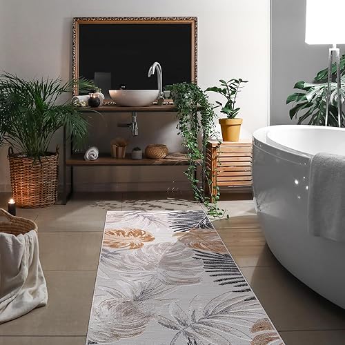 Miniatura 5 de CAMILSON Runner Rugs - Alfombra oriental retro con medallón floral tradicional, de 2 x 10 pulgadas, no desprende pelusa, resistente a las manchas,