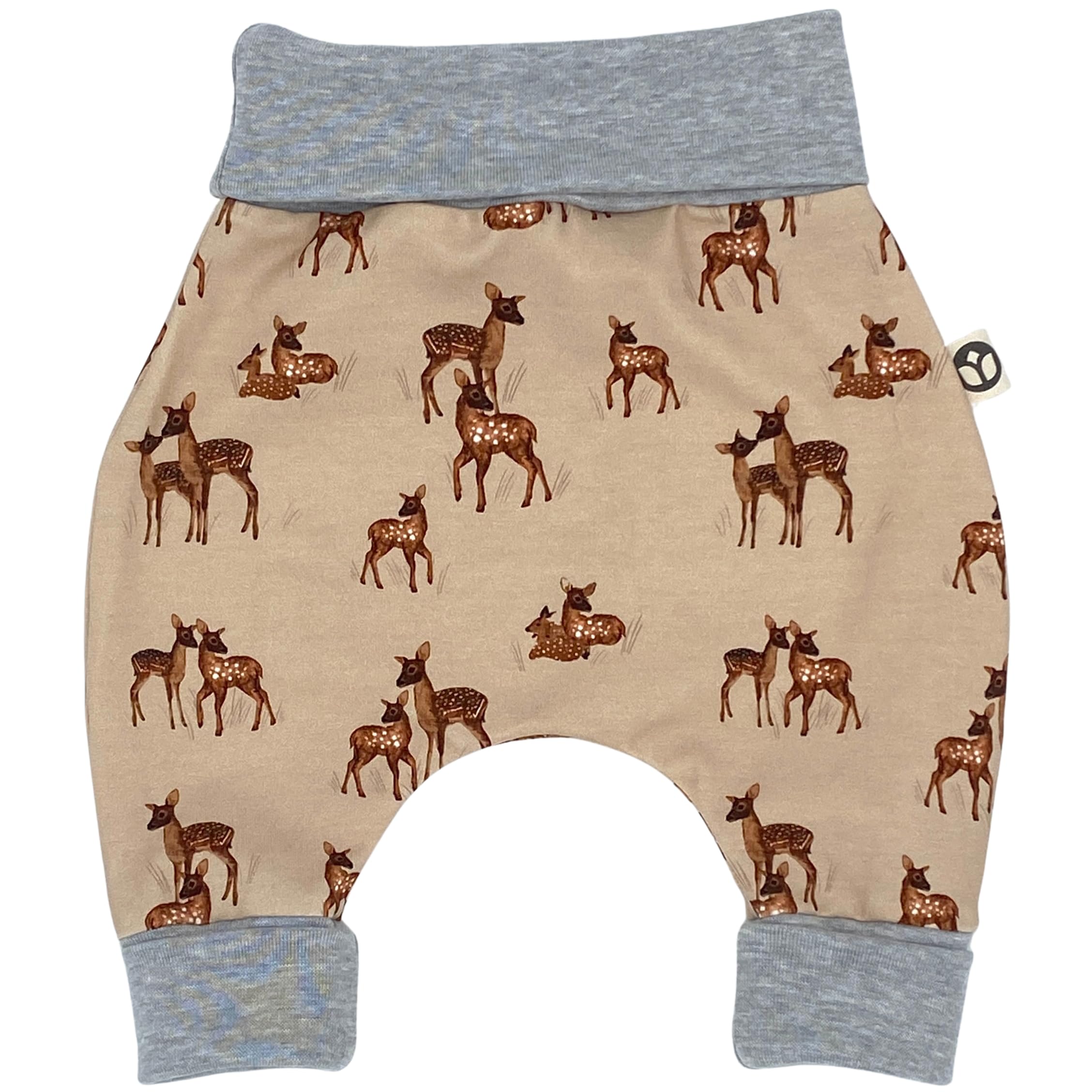 Tulipanelli Baby Pumphose Babyhose Mädchen - Handgefertigte Mitwachshose aus Baumwoll-Jersey - Größen 50-74 | 68-86 | 92-104