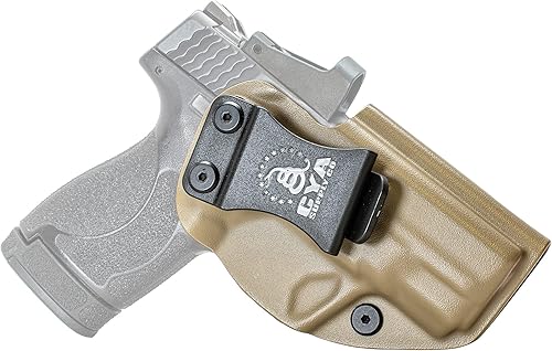 Miniatura 20 de CYA Supply Co. Funda para llevar armas dentro del cinturón, Base Optics Ready (Flat Dark Earth) Portador Oculto en la Pretina, IWB, Compañía