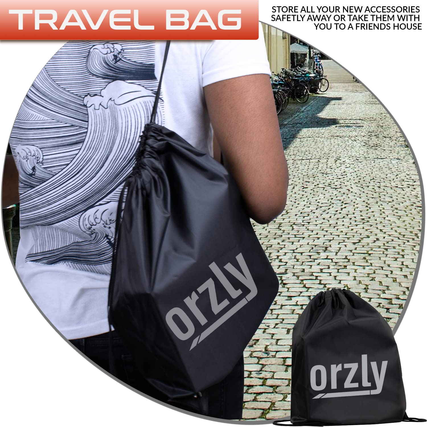 Orzly Switch Sports Games 2024 Accessories Bundle Pack for Nintendo Switch & Switch OLED with Tennis Rackets, Golf Clubs, Chambara Swords, Soccer Leg Straps & Joycon Grips - With Carry Bag - Image 7