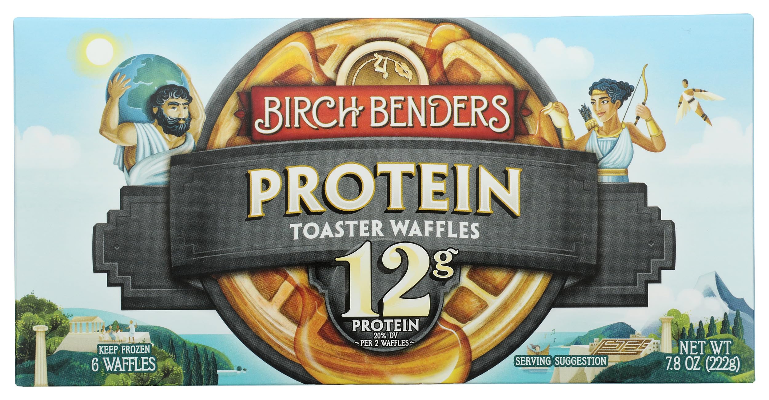 Amazon.com: Birch Benders, Toaster Waffles Protein 6 Count, 7.8