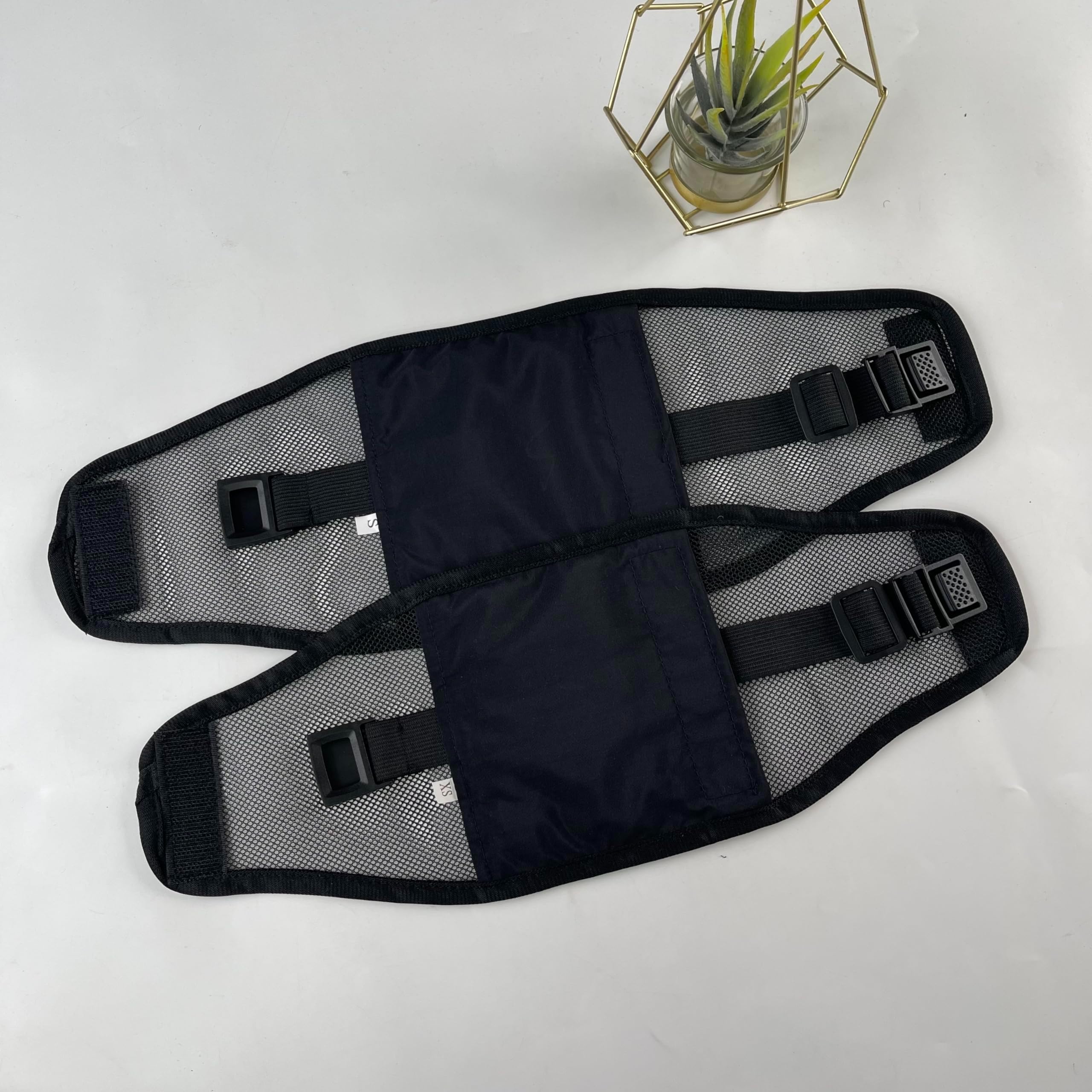 3PC Rüdenwindeln – Wiederverwendbare & waschbare Bauchbänder für Hunde, atmungsaktives Air-Mesh-Gewebe; für Hunde & Welpen bei Inkontinenz, Aufregungsurinieren und beim Training (L)
