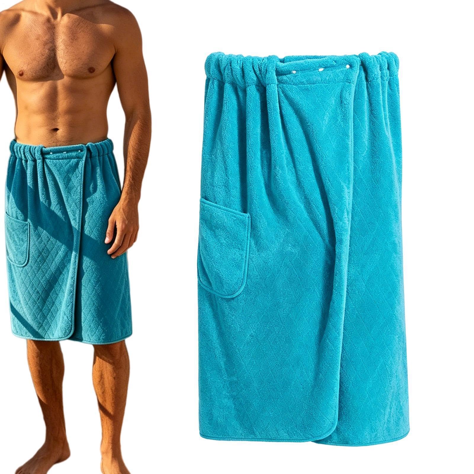 Serviette Enveloppante Homme pour se changer facilement aux gyms et spa