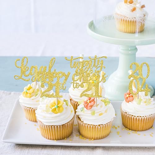 Miniatura 188 de Rsstarxi Paquete de 30 adornos para cupcakes de 15 cumpleaños con purpurina Mis Membrillo 15 desde 2010 Feliz 15º Cupcake Toppers Quince Cheers to