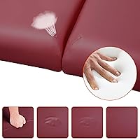 Vista 7 de Yaheetech Mesa de masaje portátil para pestañas, cama de spa, sofá de masaje, mesas de spa plegables ajustables de 2 pliegues con bolsa no tejida