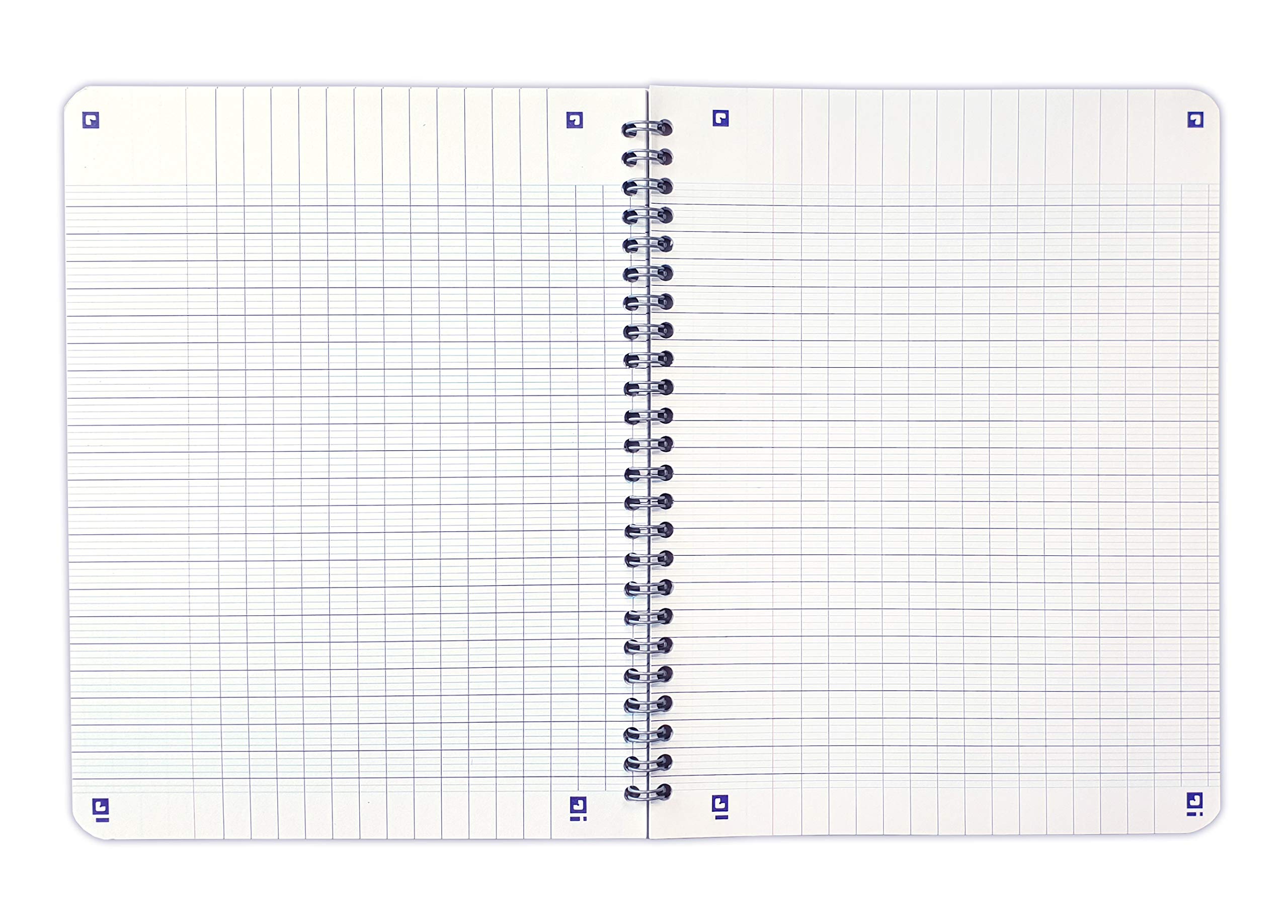 OXFORD Lot de 10 Cahiers à spirale 170 x 220 mm Séyes 100 pages 90g Couverture Aléatoire