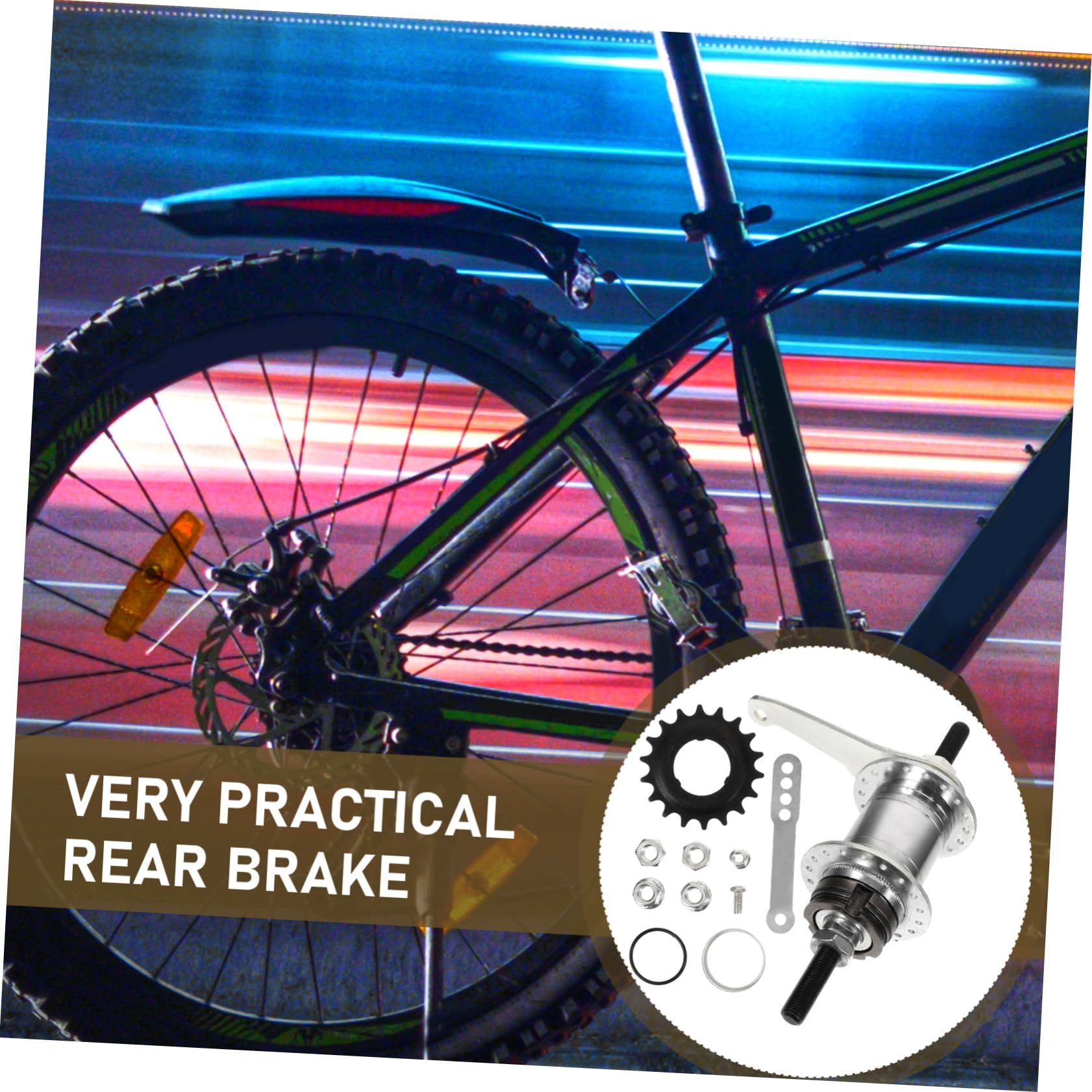 UPKOCH Hinterradnabe Fahrrad-hinterradbremsteil Fahrrad-bremszubehör Fahrrad-hinterradnabenteil Fahrrad-hinterradbremsen Fahrrad-hinterradbremse Fahrradersatz Hinterradnabe