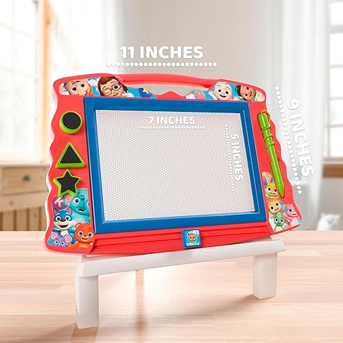 Miniatura 2 de Lollipop Cocomelon - Boceto magnético con 3 sellos magnéticos, almohadilla de dibujo creativa para niños y niños pequeños a partir de 3 años,