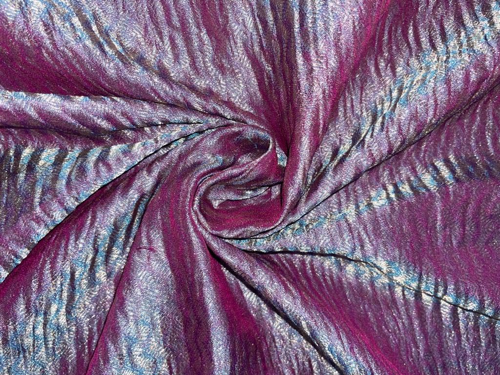 Lot De Chutes De Tissu Organza Violet Uni - Restes De Rouleau Pour Création Et Artisanat