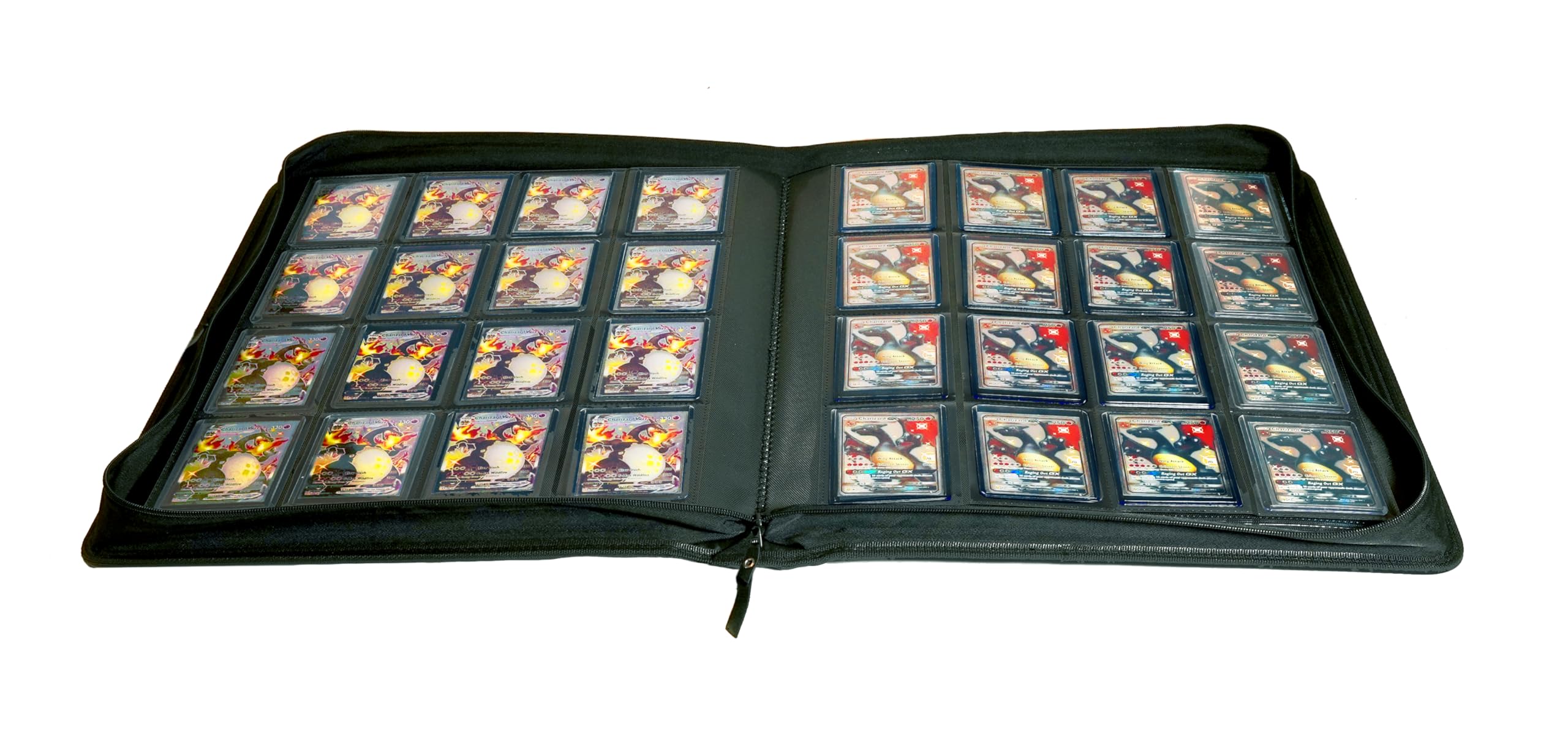 TopDeck 640 TopLoader PORTFOLIO - 16 Pocket Card Binder Album - TCG Secure Storage Sleeves - Compatible with Yugioh, Magic the Gathering, Pokemon and More - Trading and Sports Card Holder