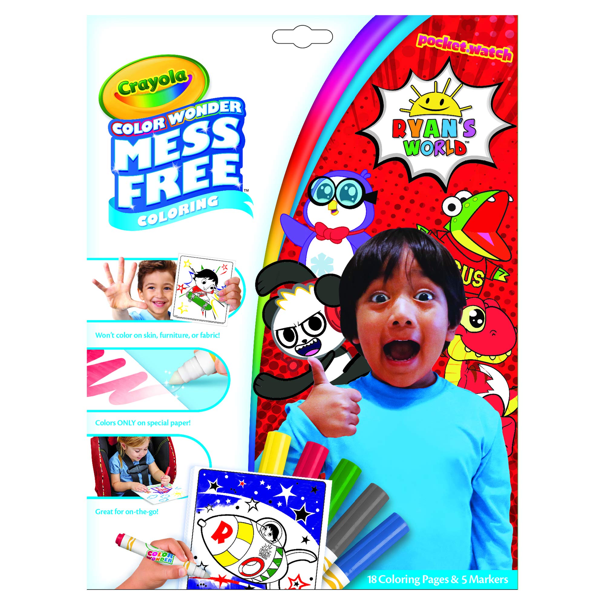 CRAYOLA Color Wonder Mess Free Colouring Ryan's World
