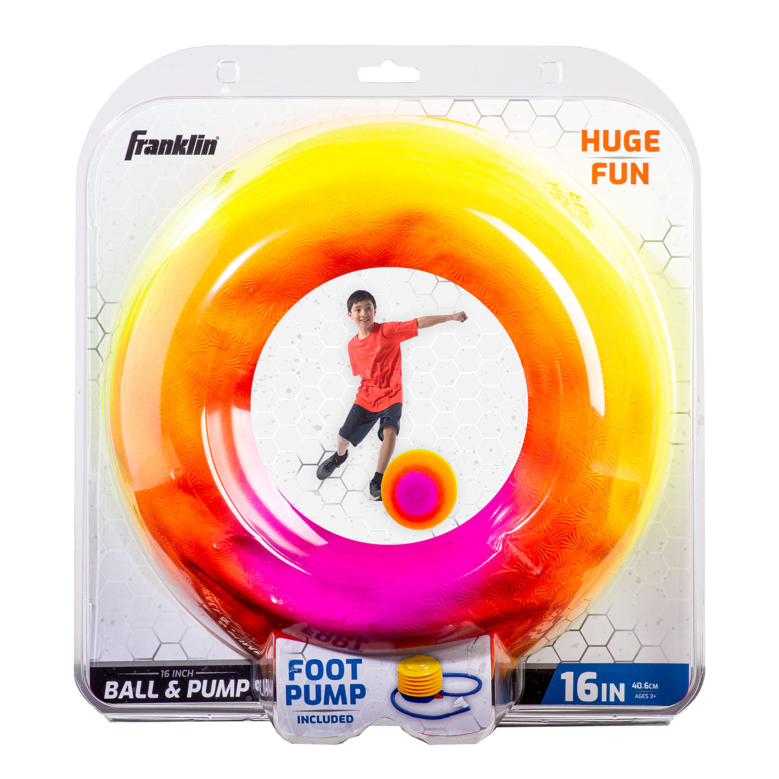 Franklin Sports 16" Rainbow Vibe Playground Ball - Image 9