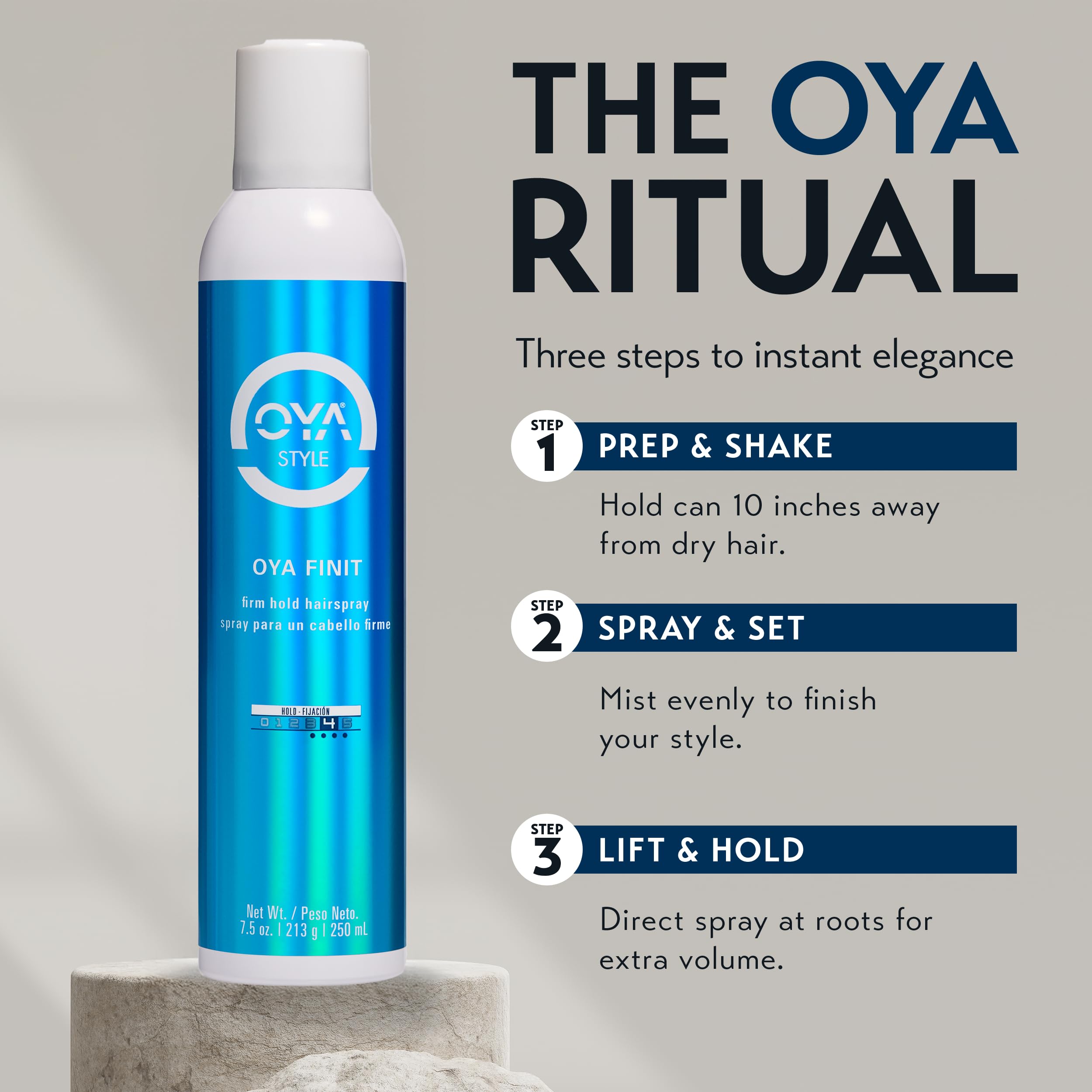 Oya Style Oya Finit - Spray para el cabello (7,5 oz)