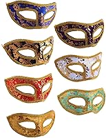 Vista 3 de Máscaras vintage para mascarada, máscaras de Mardi Gras, máscaras venecianas, unisex