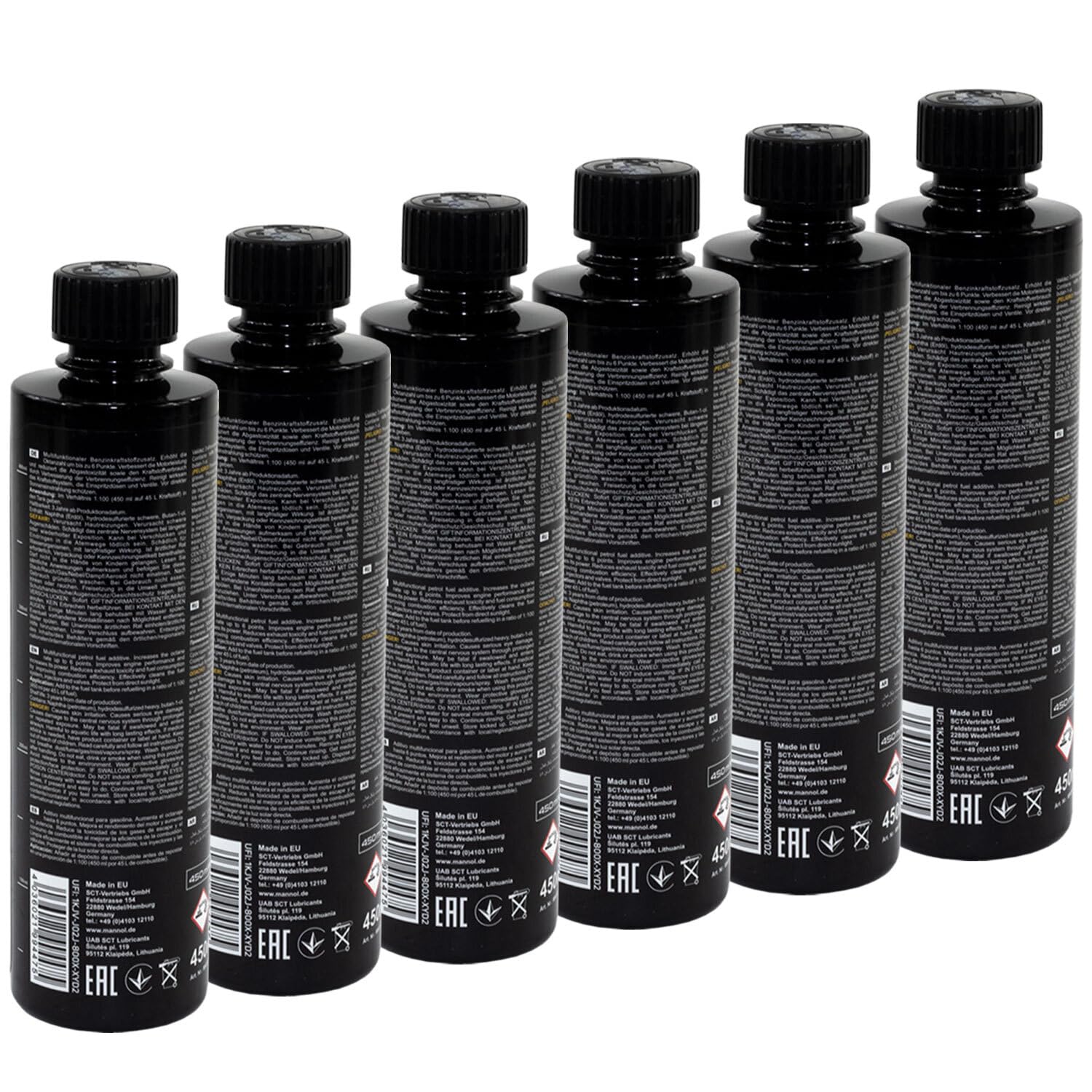 Super Benzin Oktan Plus Benzin Kraftstoff Additiv Mannol 9954 6 X 500 ml
