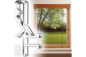 12 PCS Hidden Channel Valance Clips for Blinds