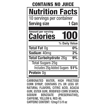 Sunkist Regular 10pk Mini Can, 75 Fl Oz