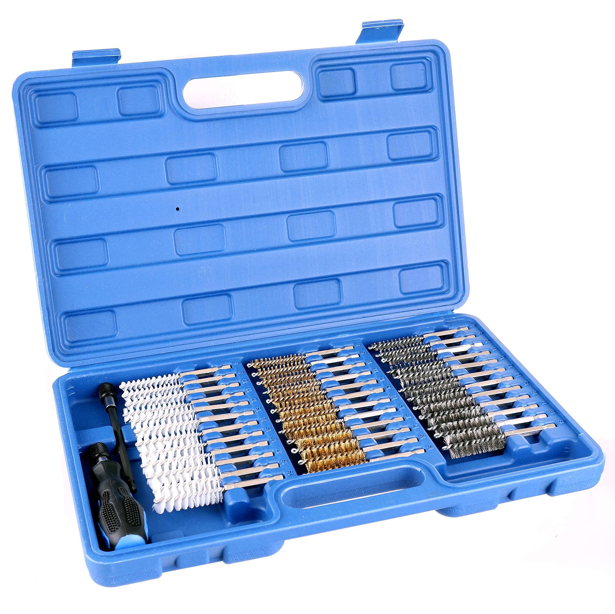 TC TECHNIC Kit de Nettoyage sièges puits d’injecteurs et Bougies brosses
