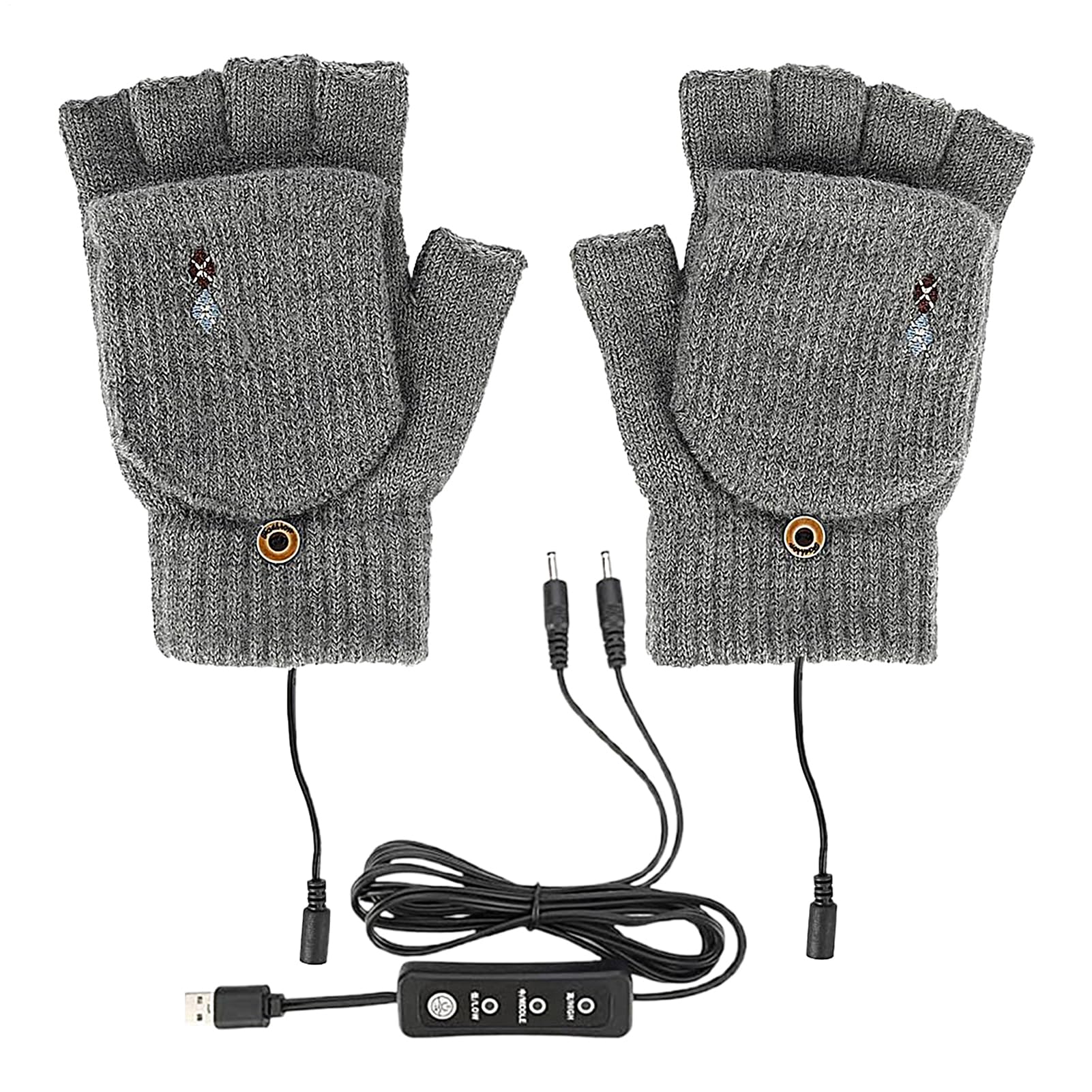 Guantes de calentamiento para trabajo al aire libre y oficina 8