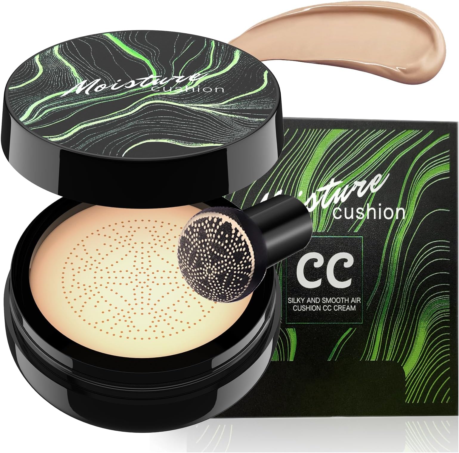 CC Crème En Coussin Mushroom Head - Unifiante, Éclaircit Et Hydrate