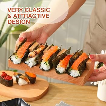 Amazon.co.jp: Joochi 木製寿司メーカーホルダー 手巻き寿司
