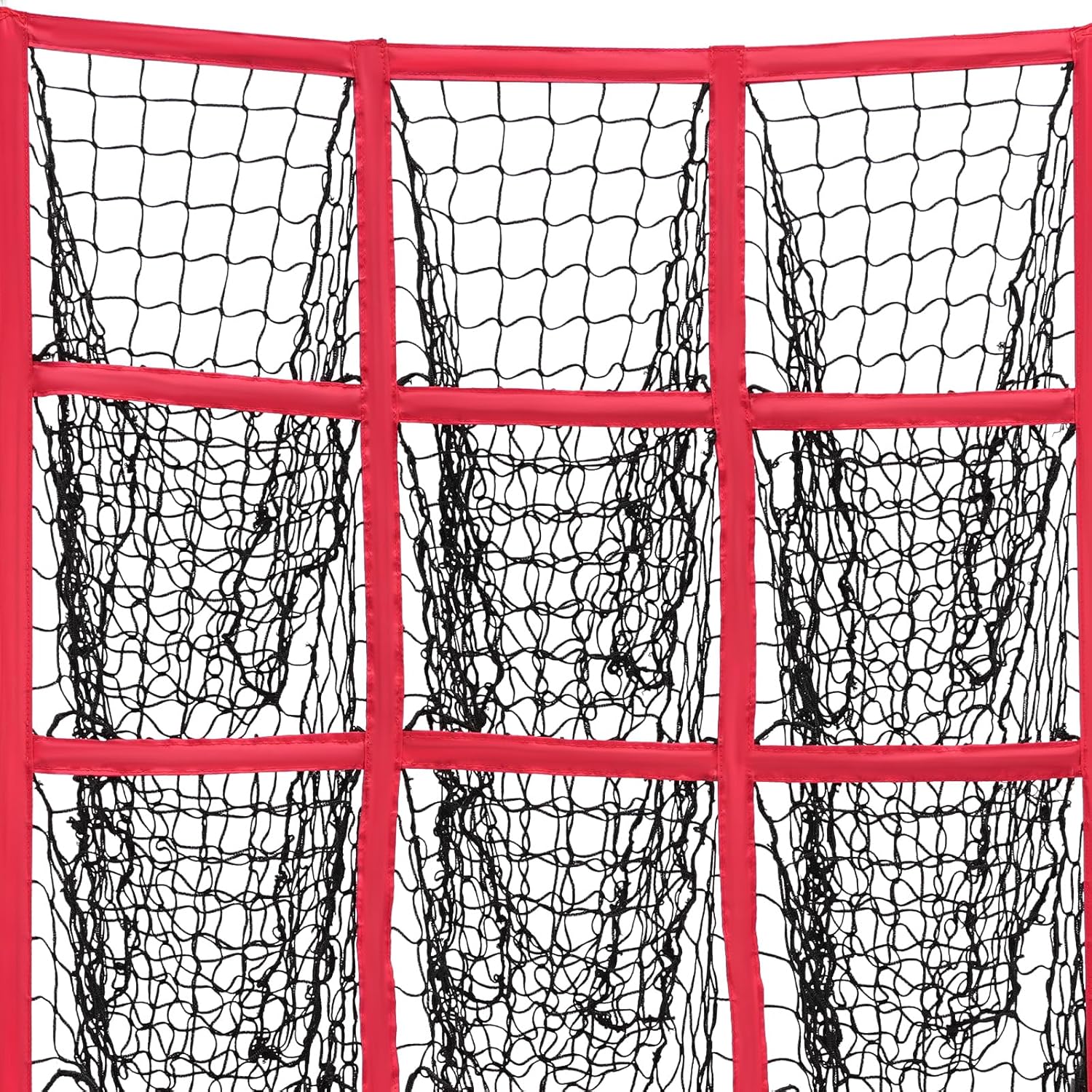 Baseball and Softball Pitching Target nets with 9 Pockets and Strike Area Targets, Carrying Bags