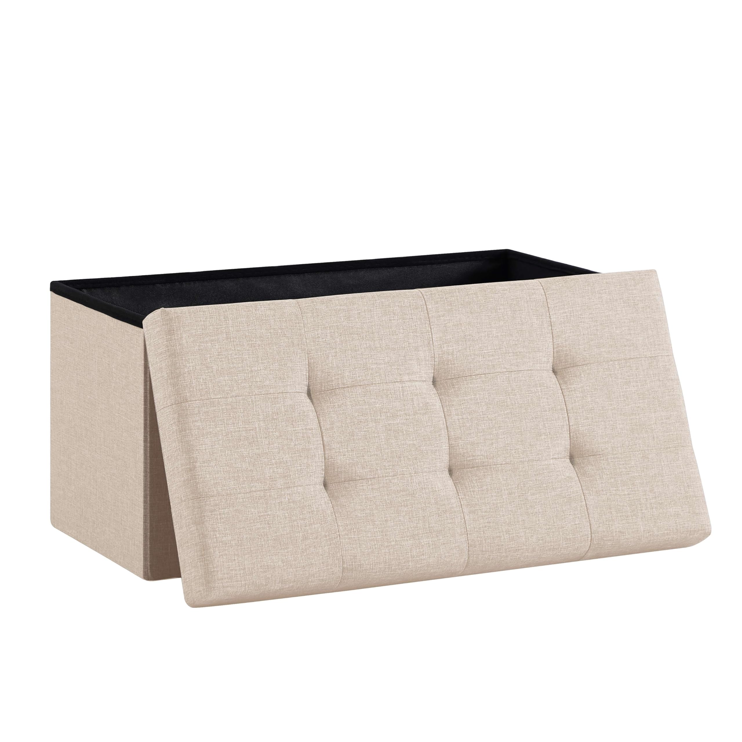 Zedelmaier Sitzbank mit Stauraum Sitzhocker faltbar belastbar bis 300 kg 76 x 38 x 38 cm