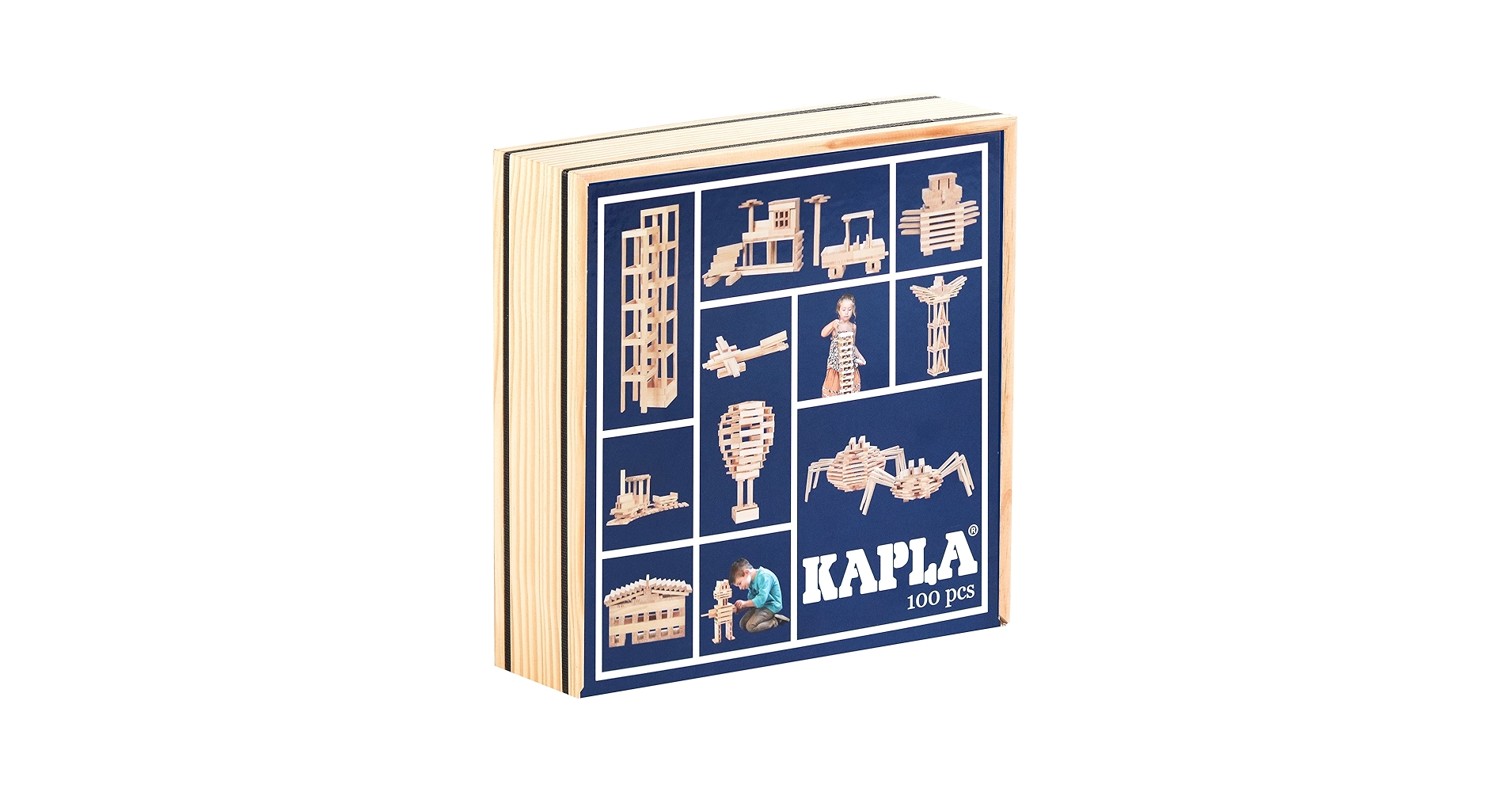 Amazon.com: KAPLA Wooden Construction Set 100 Building