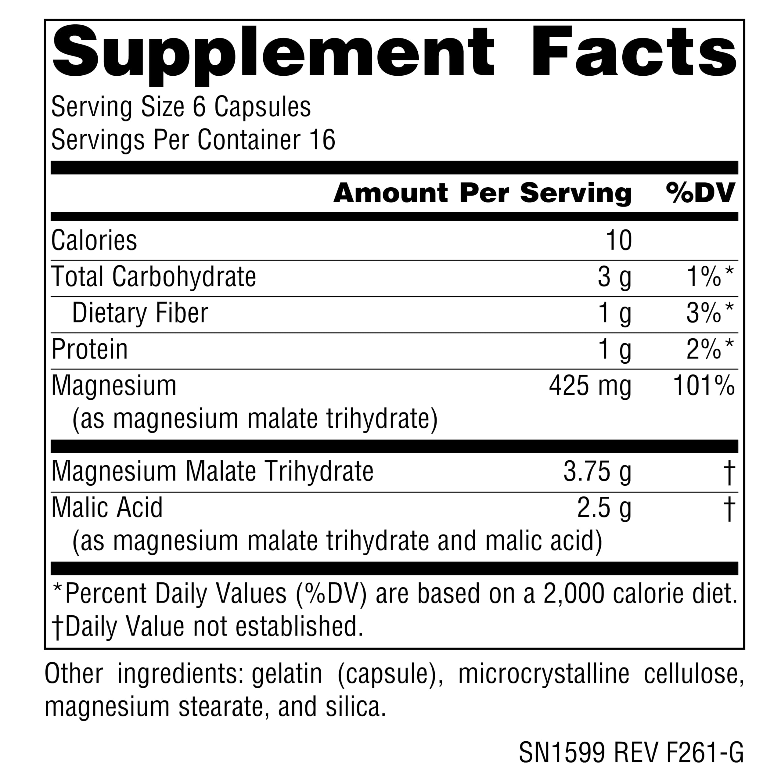 Source Naturals Magnesium Malate 625mg, 100 Capsules — Amazon image 4