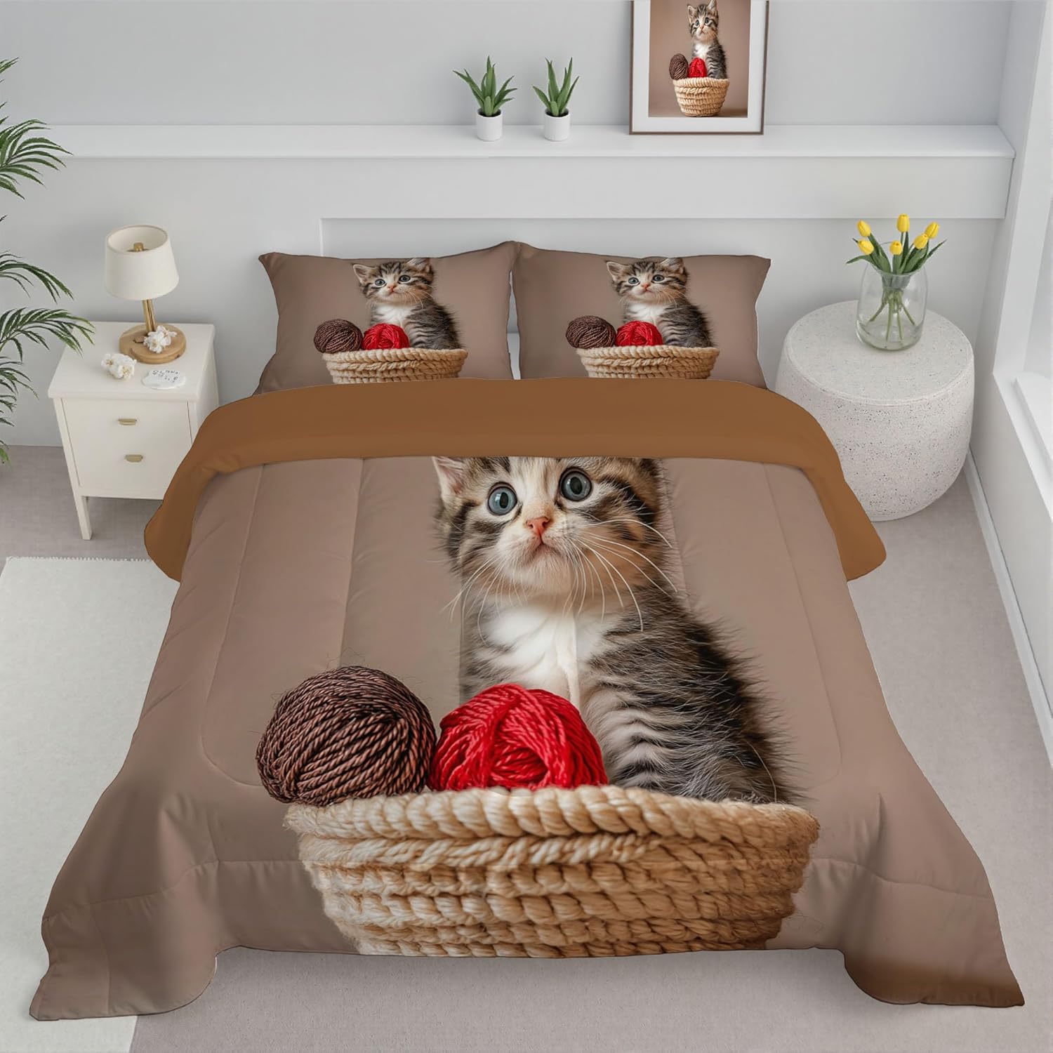 Twin Comforter Set Light Pink Comforter Cute Rose Florals Bedding Sets 2 Pieces Lightweight Washable Bed Comforters 1 Soft Reversible Medieval Illustrations with Pillow Shams