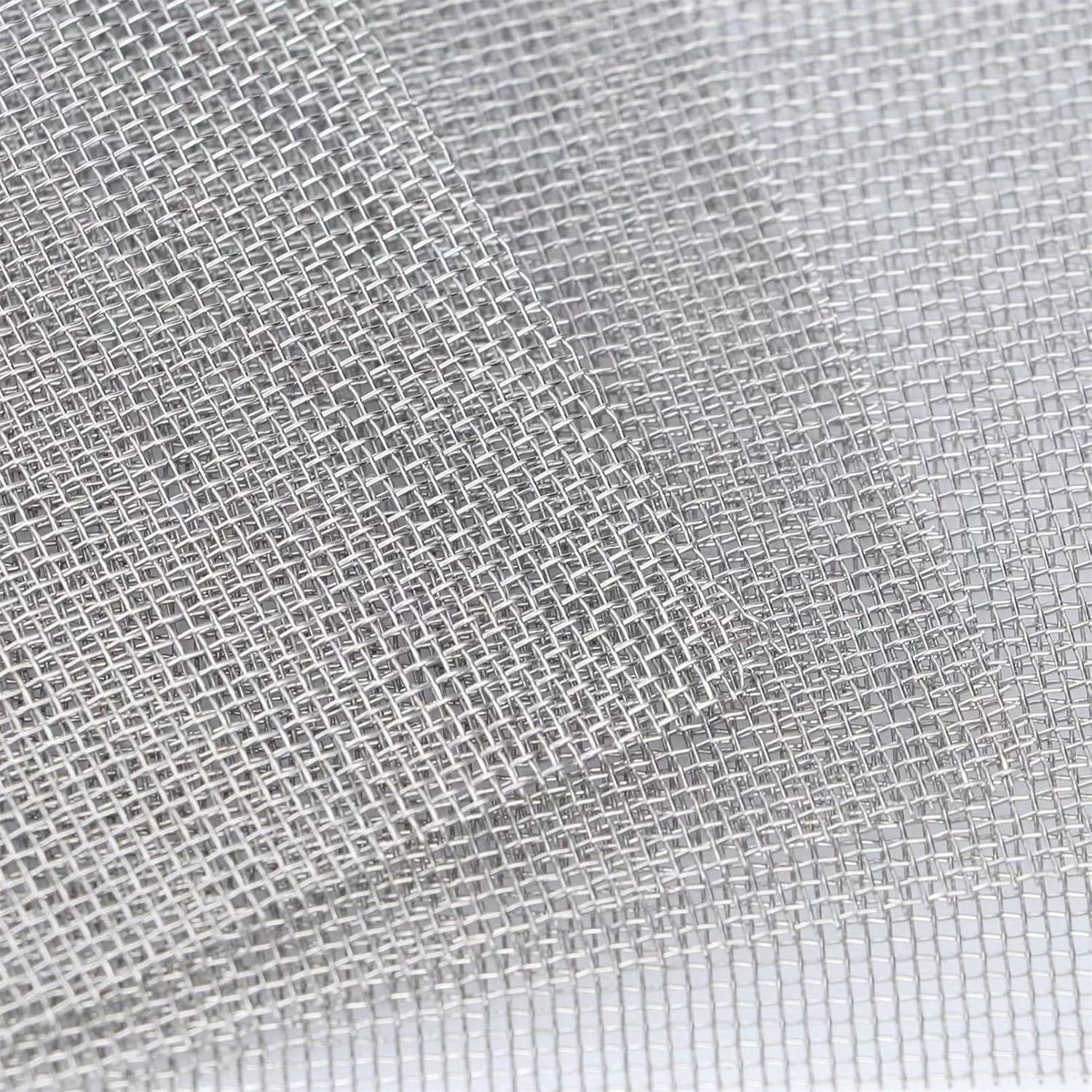 Jaliwala Stainless Steel 304 Wire Woven Screen mesh 20 mesh Filter Panels Vent Metal Rodent Mesh Gauze Net for Mice Rodent Proof Rat Insect for Garden Home Pack of 3 PCS 30x42CM (1 ft x 1.5 ft)-image-25