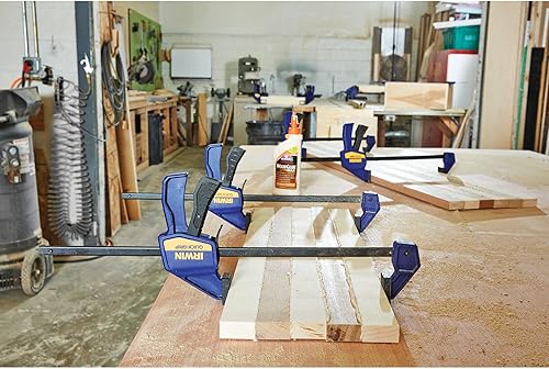 Miniatura 5 de IRWIN Abrazadera de barra QUICK-GRIP con una mano micro 4-14 pulgadas 1964746 amarillo