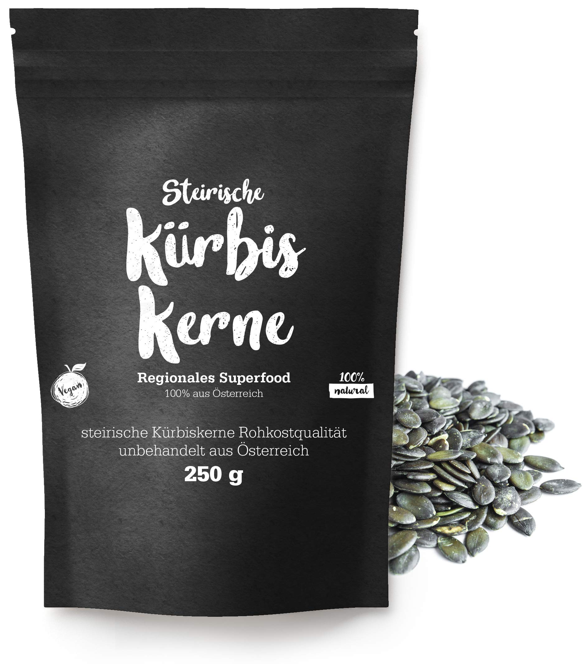 Steirisches Salat Geschenk-Set mit Kürbiskernöl 500ml, Apfelessig 500ml, Kürbiskerne 250g