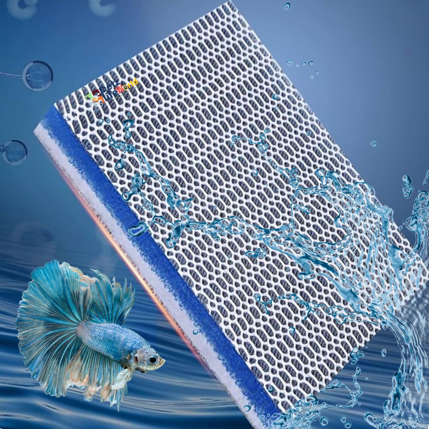 VAYINATO® 40 * 30 CM Upgraded 8D Multi Layer Reusable Aquarium and Koi Pond Filter Media Sponge for Cyrstal Clear Water | No Clog | Washable | Long Lasting by Petzlifeworld (B0CJGBZ7FL) Amazon Price History, Amazon Price Tracker