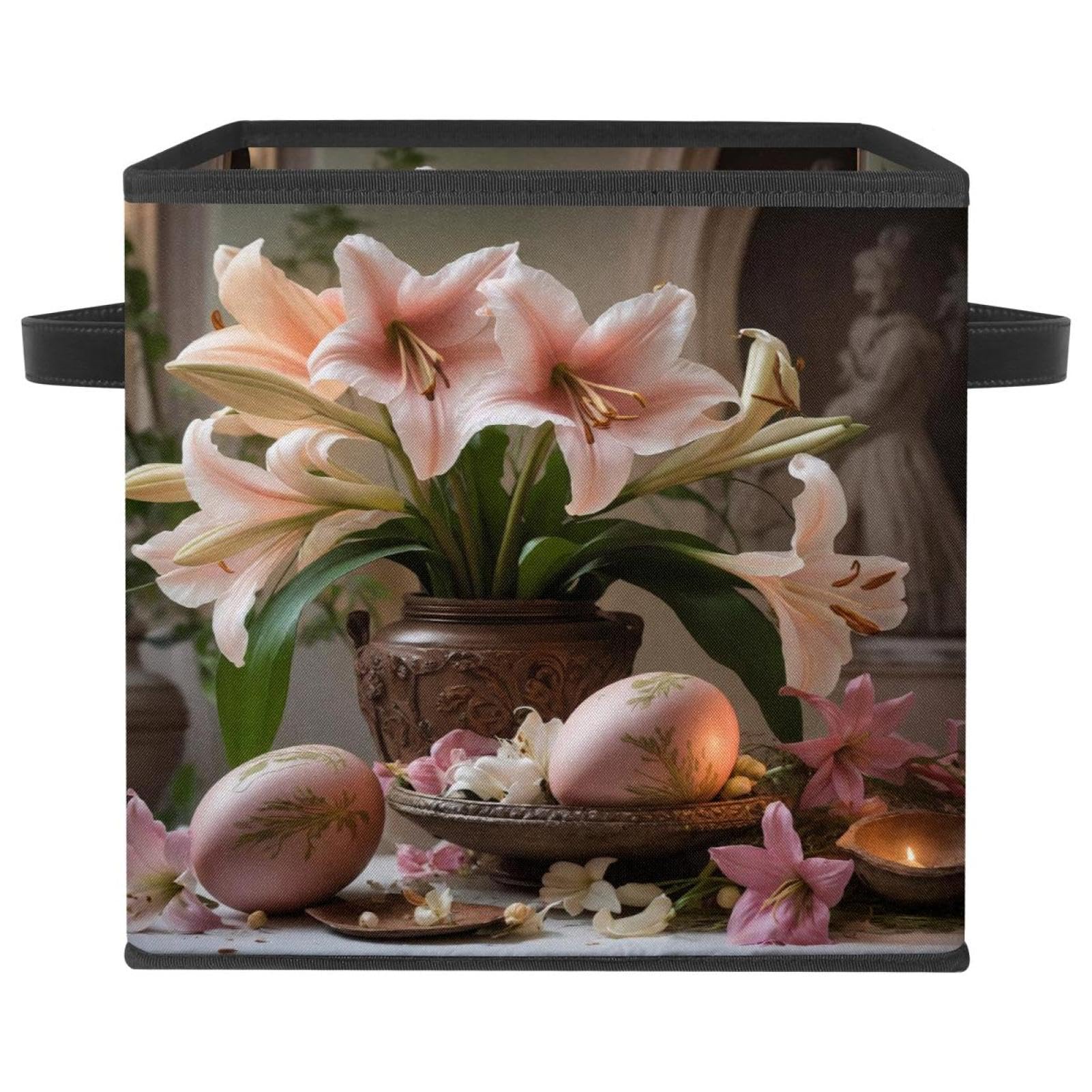 Panier de rangement durable rose pour éliminer le désordre dans le placard
