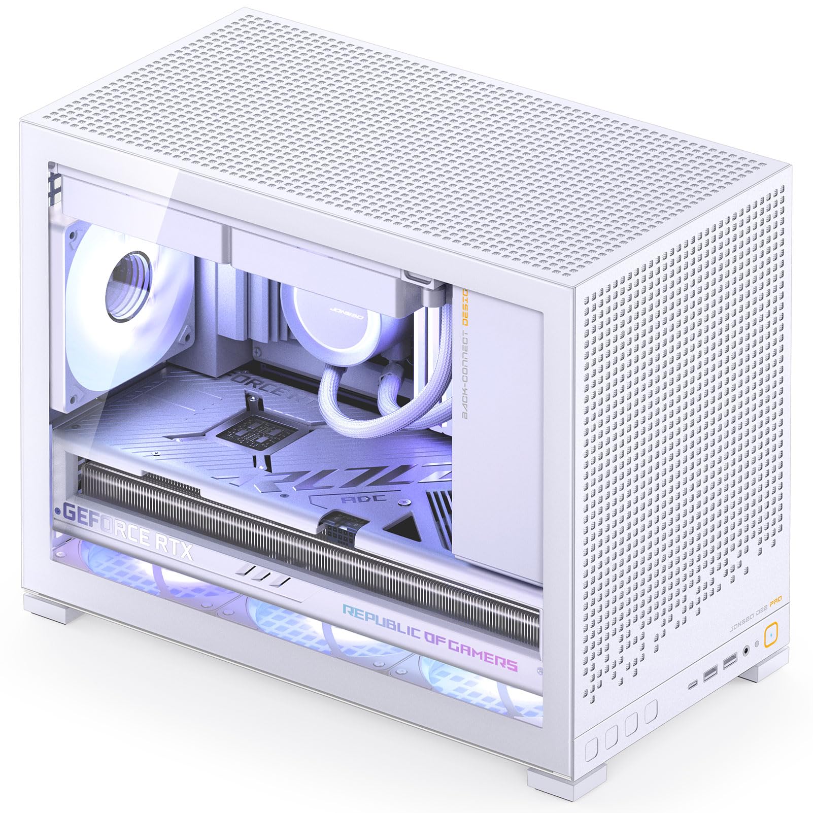 Amazon.com: JONSBO D32 PRO White Micro-ATX PC Case,High