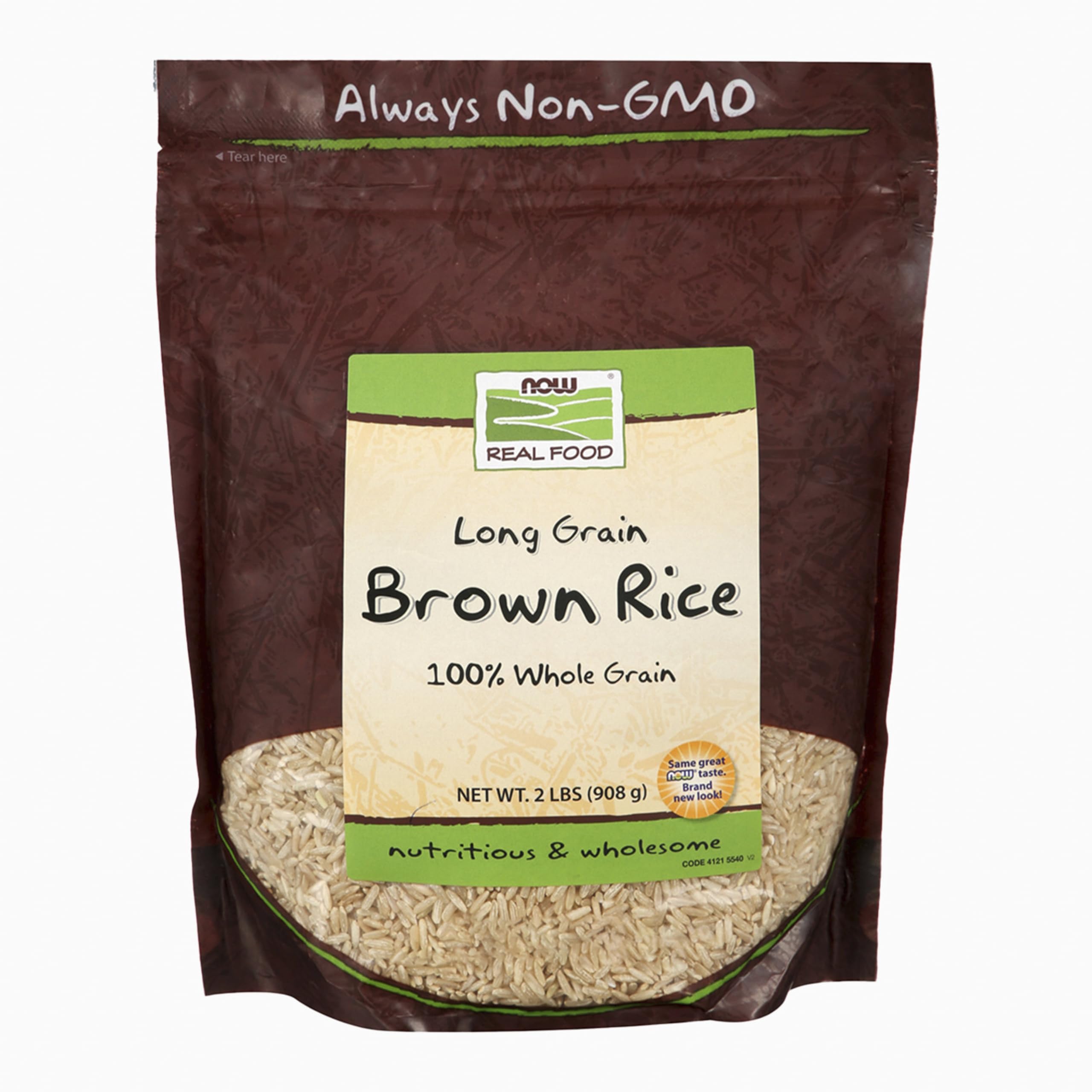 Now Foods Long Grain Brown Rice, 2 Lb